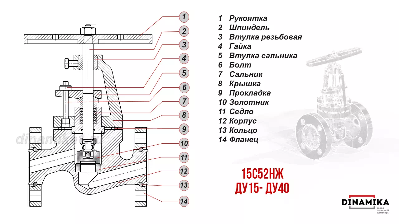 15с52нж конструкция с деталировкой